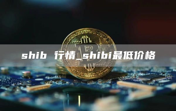 shib 行情_shibi最低价格
