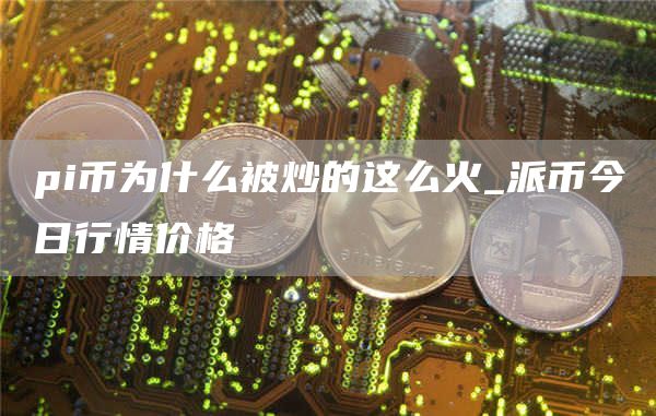 pi币为什么被炒的这么火_派币今日行情价格