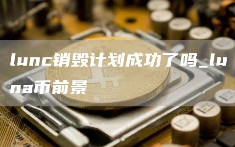 lunc销毁计划成功了吗_luna币前景