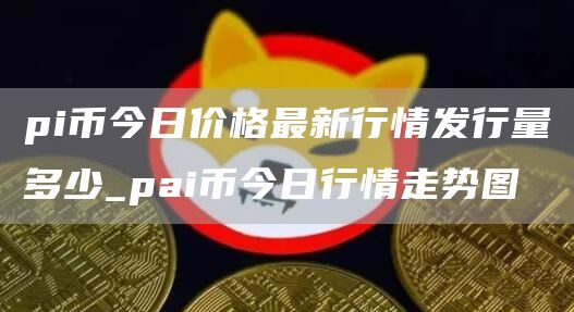 pi币今日价格最新行情发行量多少_pai币今日行情走势图