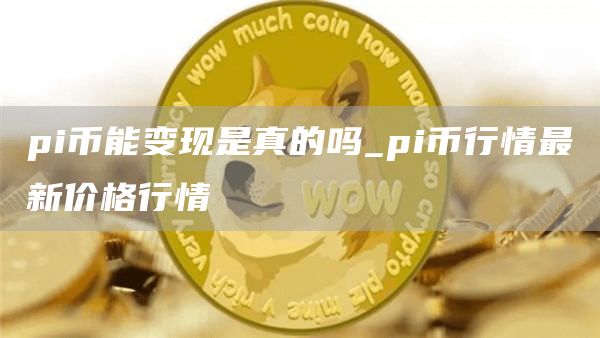 pi币能变现是真的吗_pi币行情最新价格行情