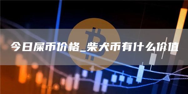 今日屎币价格_柴犬币有什么价值
