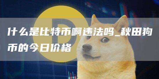 什么是比特币啊违法吗_秋田狗币的今日价格