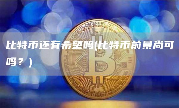 比特币还有希望吗 - 比特币前景尚可吗？