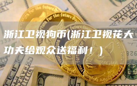 浙江卫视狗币 - 浙江卫视花大功夫给观众送福利！