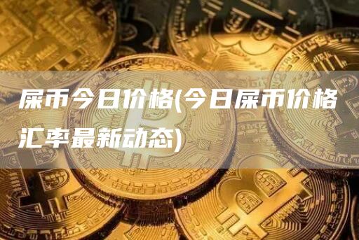 屎币今日价格 - 今日屎币价格汇率最新动态