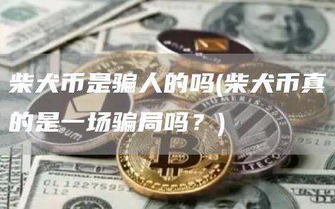 柴犬币是骗人的吗 - 柴犬币真的是一场骗局吗？