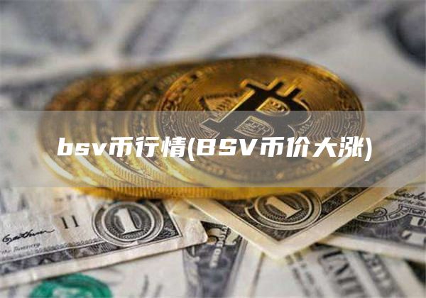 bsv币行情 - BSV币价大涨
