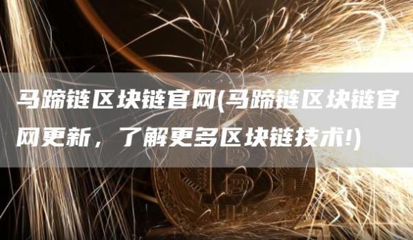 马蹄链区块链官网 - 马蹄链区块链官网更新，了解更多区块链技术!