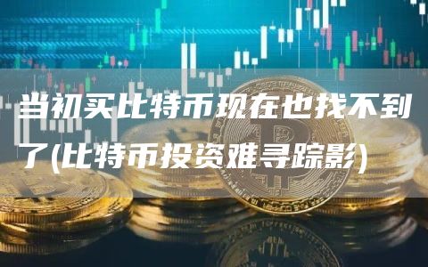 当初买比特币现在也找不到了 - 比特币投资难寻踪影