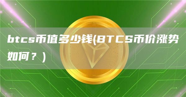 btcs币值多少钱 - BTCS币价涨势如何？